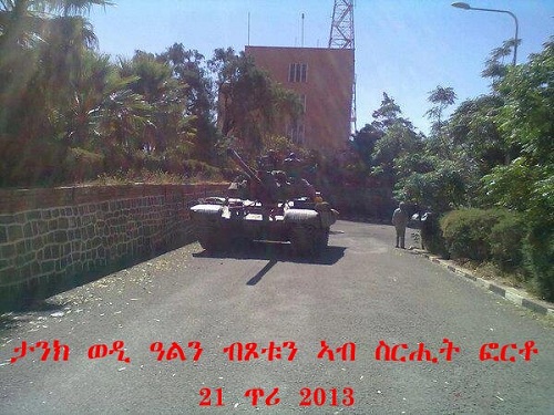 دبابة ودى على ورفاقه فى فورتو 21 يناير 2013 ( المصدر : اسنا .كوم)